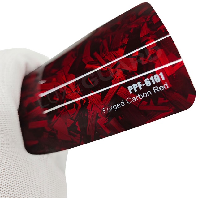 Forged Carbon Red