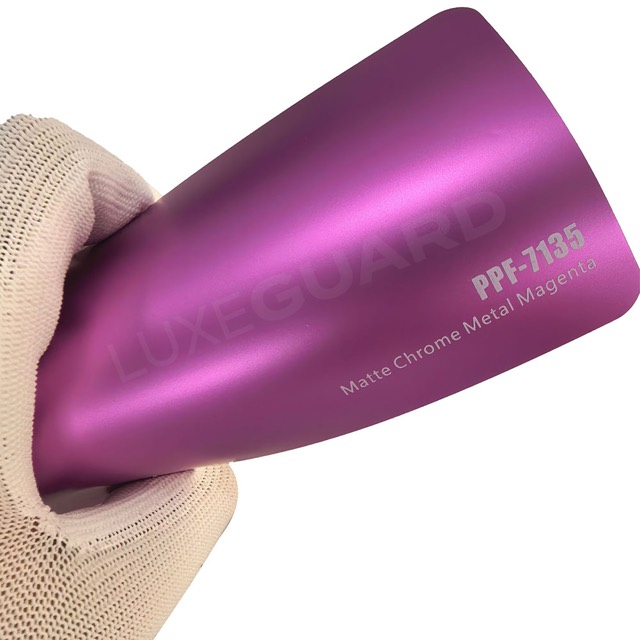 Matte Chrome Metal Magenta